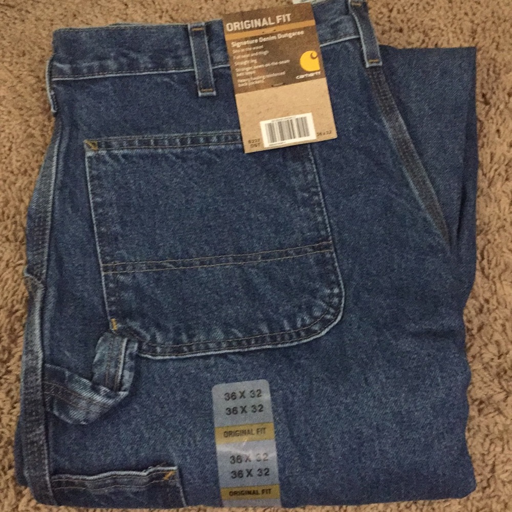 Carhartt Original Fit Signature Dungaree Jeans